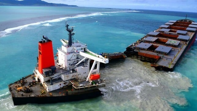 Wakashio broke apart causing a large oil spill resulting in a $2.5 billion cost the report find (IMO)
