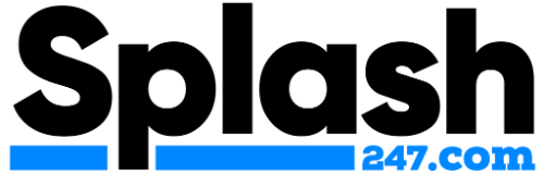 Logo of Splash247.com featuring the word 'Splash' in bold black letters and '247.com' in blue.