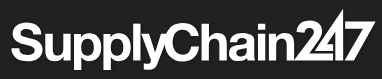 Logo of SupplyChain247 with the text displayed in bold white letters against a black background.